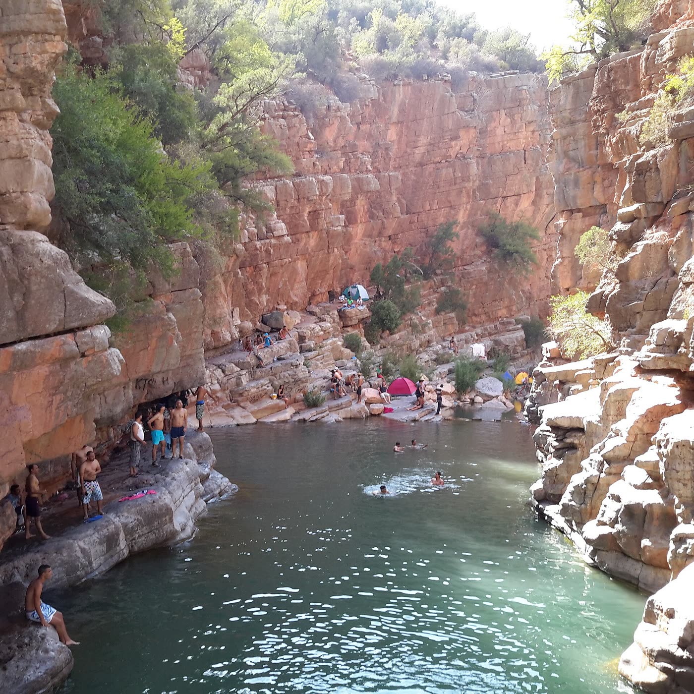 Vue de Paradise Valley dans la région d’Agadir